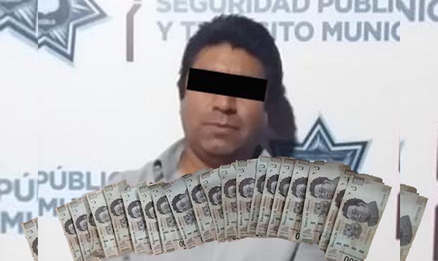Detuvo policía municipal de Puebla a empleado de empresa ferretera por robo