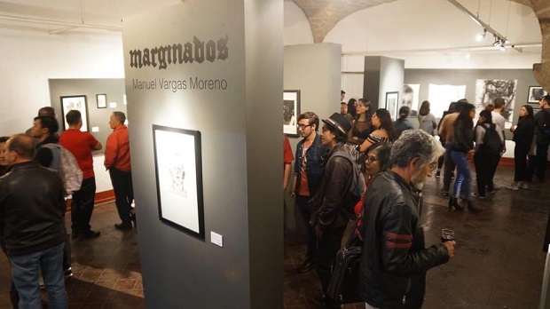 Manuel Vargas invita a reflexionar sobre la realidad plasmada en la exposición Marginados