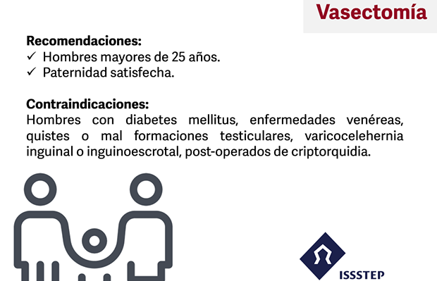 ISSSTEP invita a jornada gratuita de vasectomía sin bisturí
