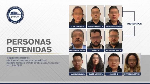 Golpe al crimen organizado deja 10 detenidos