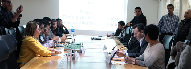 En Comité de Adquisiciones se dio a conocer el fallo para el mantenimiento del edificio del Congreso del Estado