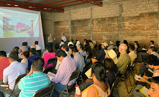 Realizó SEMARNAT segunda consulta pública sobre vía férrea en el Istmo de Tehuantepec