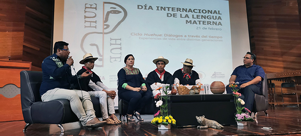 Músicos tradicionales enarbolan cultura chuj en el Congreso de Chiapas