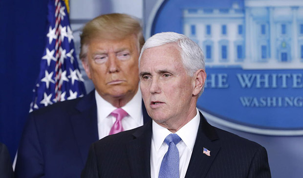 Designa Trump a Pence para dirigir la respuesta de EUA al coronavirus