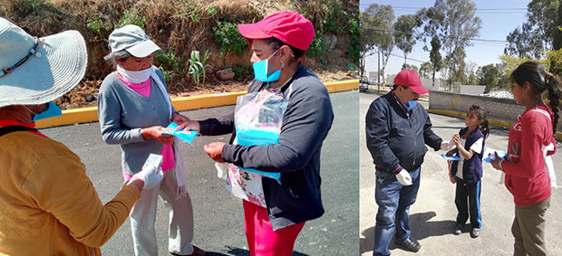Informan en Ocoyucan a ciudadanos ante Coronavirus