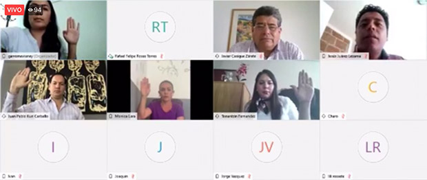 Sesiona por primera vez en medios electrónicos una Comisión del Congreso del Estado de Puebla