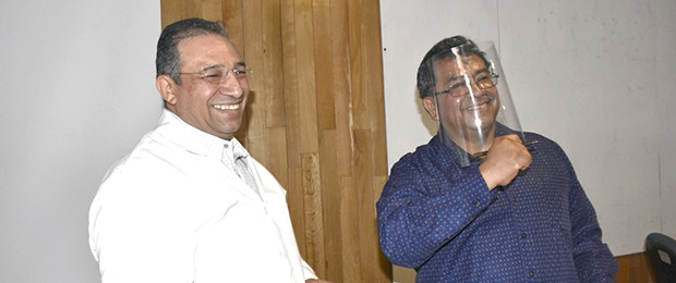 Recibe IMSS donación de dos mil caretas para atención de COVID-19 en Puebla