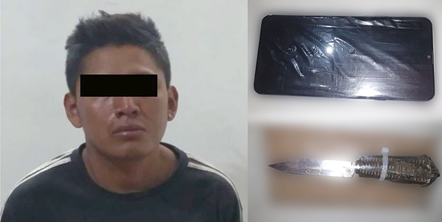 Aseguran a dos asaltantes del transporte público