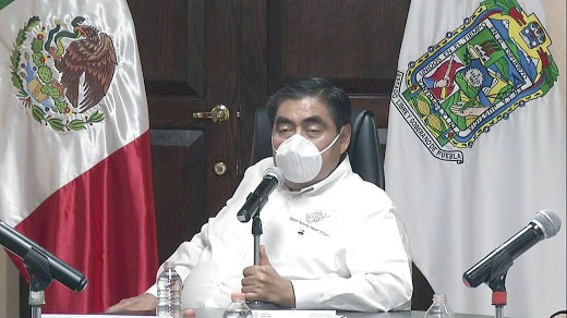 31 muertes y 267 positivos a COVID-19 en Puebla: Barbosa