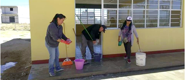 Fumigan bachillerato en Libres