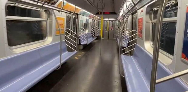 Fuerte golpe de COVID-19 al metro de Nueva York