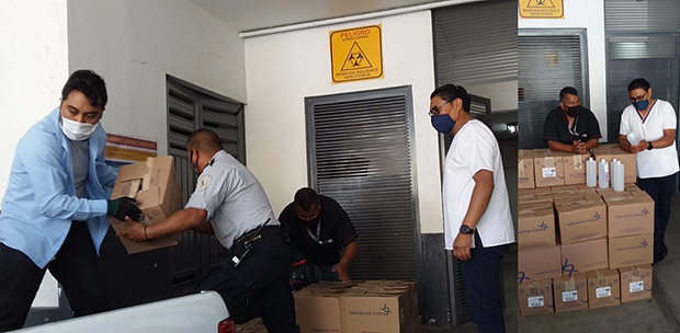 Brinda ayuda Granjas Carroll a trabajadores del sector salud de Puebla y Veracruz