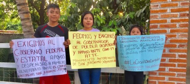 Exigen a AMLO y a Barbosa solución a la hambruna