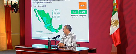 SARS-CoV2 en México tiene 35,022 positivos y 3,465 muertes por laboratorio