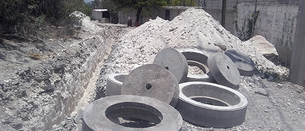 Amplían alcantarillado sanitario en Colonia Morelos