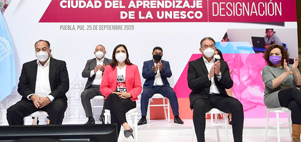 Ayuntamiento de Puebla, oficializa ingreso a la Red de Ciudades del Aprendizaje