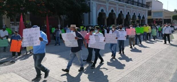 Protesta Antorcha contra el injusto recorte presupuestal para 2021
