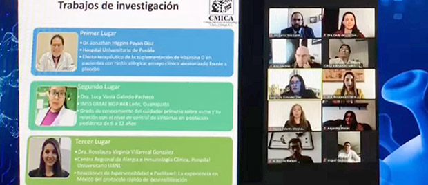 Residente del HUP obtiene primer lugar en congreso nacional de inmunología clínica y alergia