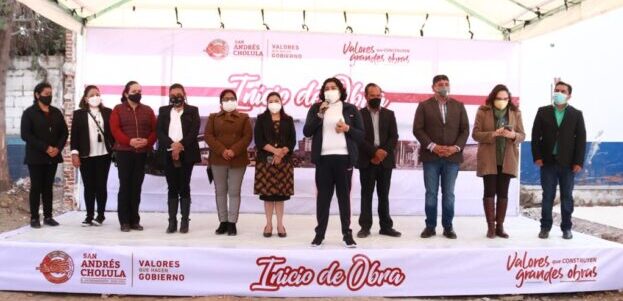 Inicia Karina Pérez la construcción del CAIC de Tonantzintla