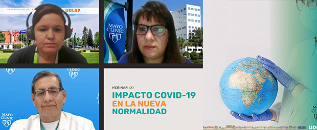 La UDLAP recibe virtualmente a especialista de Mayo Clinic