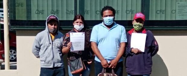 Continúan vecinos gestión de energía eléctrica