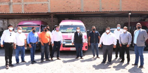 Supervisa SMT que rutas Zacatepec, S1 y Tecuanipan cumplan con sanitización