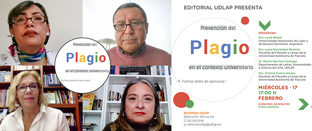UDLAP presenta libro sobre la prevención de plagio en el ámbito universitario