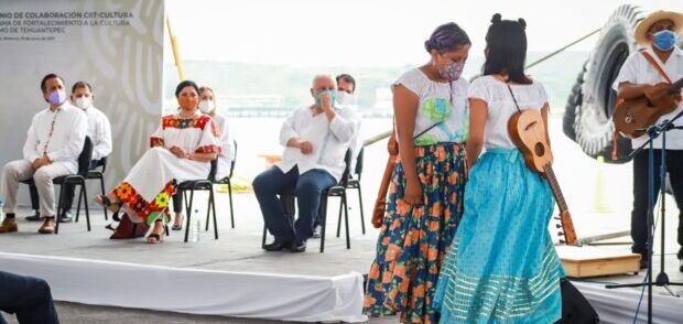 La Secretaría de Cultura y el Corredor Interoceánico firman un convenio de colaboración en favor de la cultura en la región