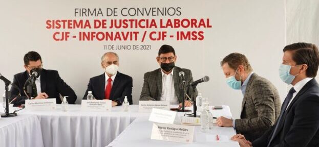 Firman IMSS y Consejo de la Judicatura Federal convenio para el Sistema de Justicia Laboral