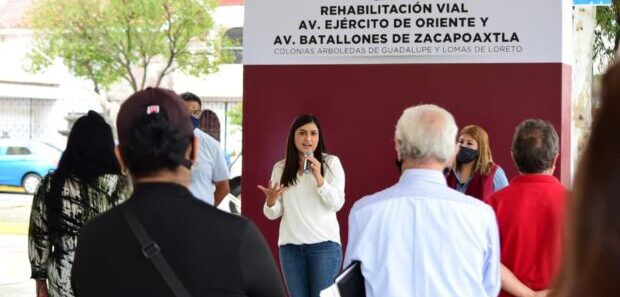 Ayuntamiento de Puebla rehabilita más de mil metros lineales al norte de la ciudad