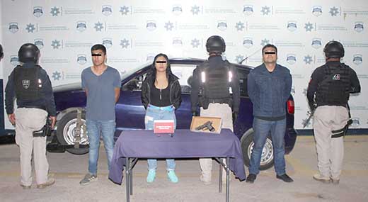 Asegura la municipal a trio armado en La Margarita