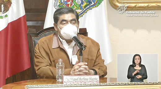 Puebla registra 133 contagios y 9 defunciones en 24 horas