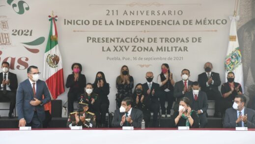 Poder Judicial de Puebla presente en Desfile Cívico Militar con motivo del aniversario del inicio de la Independencia