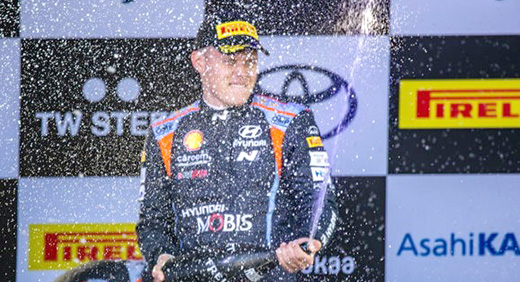 El equipo de Hyundai Motorsport registra un doble podio, su mejor resultado en el WRC de Finlandia