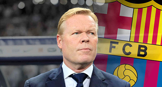 Bajan del Barcelona a Ronald Koeman