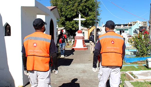 Establece Gobierno de San Pedro Cholula esquema de coordinación durante los festejos por Todos Santos