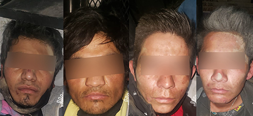 Por presunta privación ilegal de la libertad, Policía Estatal detiene a cuatro personas