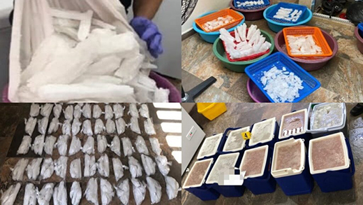 En cateo FGR asegura más de 78 kilos de metanfetamina