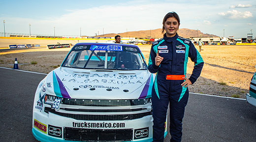 Ximena Labastida, acumuló aprendizaje de su visita a Chihuahua en la fecha 3 de Trucks México Series