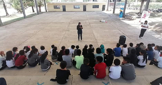 Imparten en Ocoyucan taller sobre “Etiquetas sociales” a niños