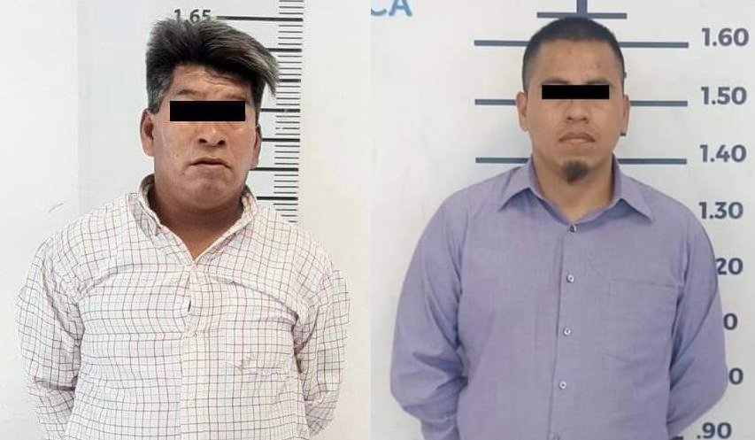 Aseguran agentes viales de San Andrés Cholula a dos varones por robo a transporte y portación ilegal de arma de fuego