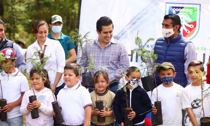 Autoridades de SEMARNAT, PROFEPA y Ayuntamiento, continúan tareas de reforestación