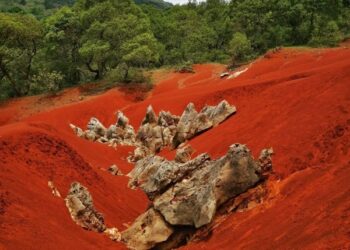 ¡Siéntete en Marte! Visita las dunas rojas de Pacula en Hidalgo