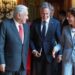 Presidente se reúne con secretario de Estado y secretaria de Comercio de Estados Unidos en Palacio Nacional