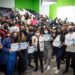 Entrega la Rectora Lilia Cedillo becas de la Fundación BBVA a estudiantes BUAP