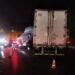 México-Puebla: un tráiler chocó contra el muro de contención y afectó la vialidad cerca de 6 horas
