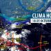 Frente frío y onda tropical ocasionarán lluvias torrenciales a intensas en el oriente y sureste de México