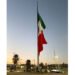 Ayuntamiento dio mantenimiento para colocar la Bandera Nacional