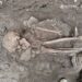 Las lluvias dejan al descubierto el entierro de una mujer que vivió hace 1,000 años en Tlayacapan