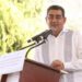 Sergio Salomón presidió el inicio de la rehabilitación de la carretera intermixteca